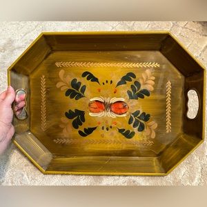 Vintage tole tray